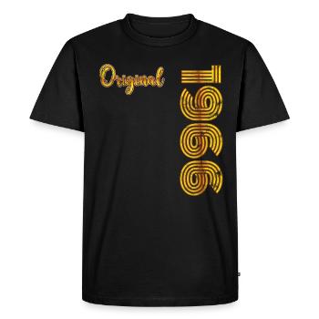 Millésime 1966 - T-shirt Premium bio Homme - noir - Devant - Nico (187cm)