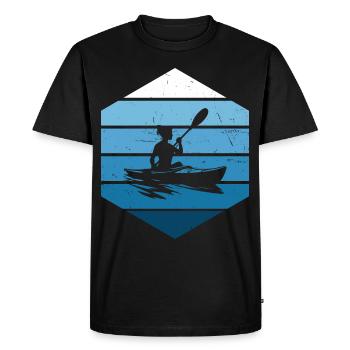 Kayak Femmes Kayak Kayak Canoë Hommes - T-shirt Premium bio Homme - noir - Devant - Nico (187cm)