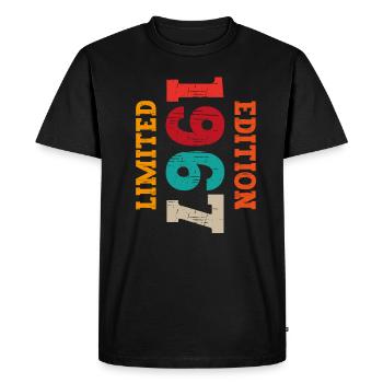 Millésime 1967 - T-shirt Premium bio Homme - noir - Devant - Nico (187cm)