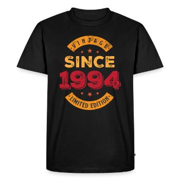 Millésime 1994 - T-shirt Premium bio Homme - noir - Devant - Nico (187cm)