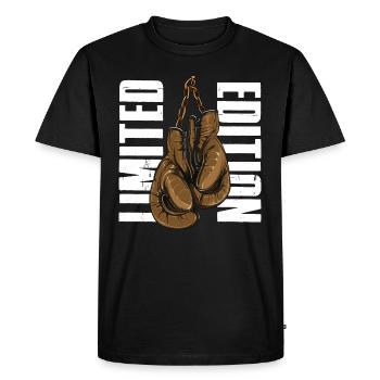 Gants de boxe - T-shirt Premium bio Homme - noir - Devant - Nico (187cm)