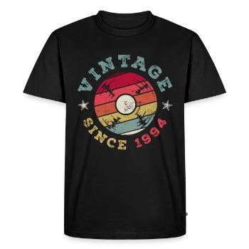 1994 Vintage Vintage Birthday Gift - Men's Premium Organic T-Shirt - black - Front - Nico (187cm)