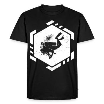 Scuba Diver Diving Diver Diver Free Dive - Men's Premium Organic T-Shirt - black - Front - Nico (187cm)