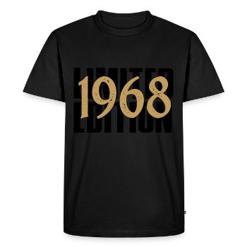 Millésime 1968 - T-shirt Premium bio Homme - noir - Devant - Nico (187cm)