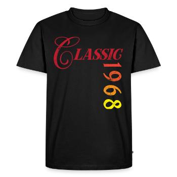 Millésime 1968 - T-shirt Premium bio Homme - noir - Devant - Nico (187cm)