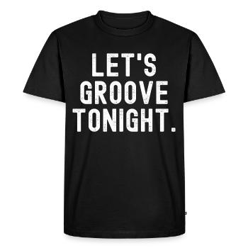 Groove ce soir - T-shirt Premium bio Homme - noir - Devant - Nico (187cm)