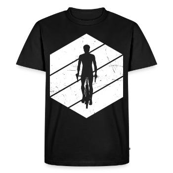 Cyclisme Cyclisme - T-shirt Premium bio Homme - noir - Devant - Nico (187cm)