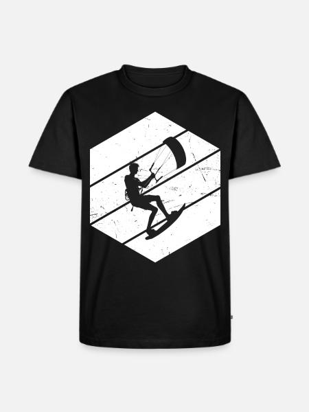 Women's Kitesurfing Kiten Men's Kitesurfing - Men's Premium Organic T-Shirt - black