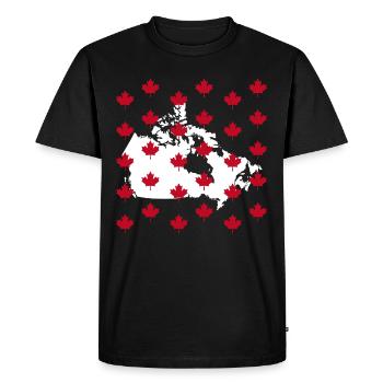 Canada Team 2024 Wild - Men's Premium Organic T-Shirt - black - Front - Nico (187cm)