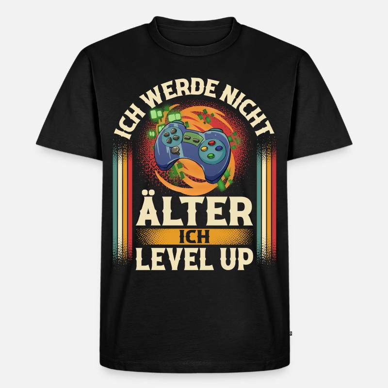 Gaming - Männer Premium Bio T-Shirt - Schwarz