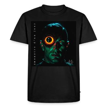 monstre #024 BioBorg - T-shirt Premium bio Homme - noir - Devant - Nico (187cm)
