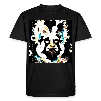 Monster #025 Decay - Men's Premium Organic T-Shirt - black - Front - Nico (187cm)