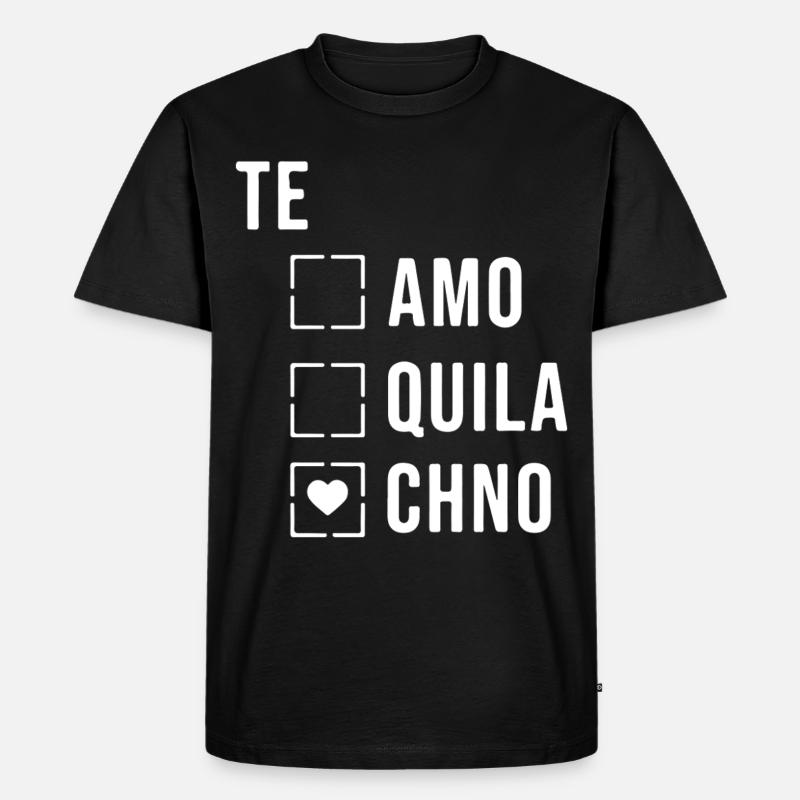 Techno Techno Techno Techno - Männer Premium Bio T-Shirt - Schwarz