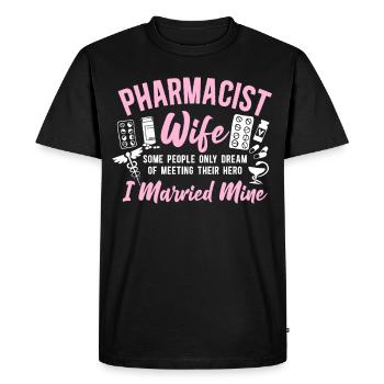 Pharmacy Tech Technician - Men's Premium Organic T-Shirt - black - Front - Nico (187cm)