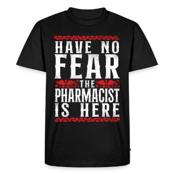 Pharmacy Tech Technician - Men's Premium Organic T-Shirt - black - Front - Nico (187cm)