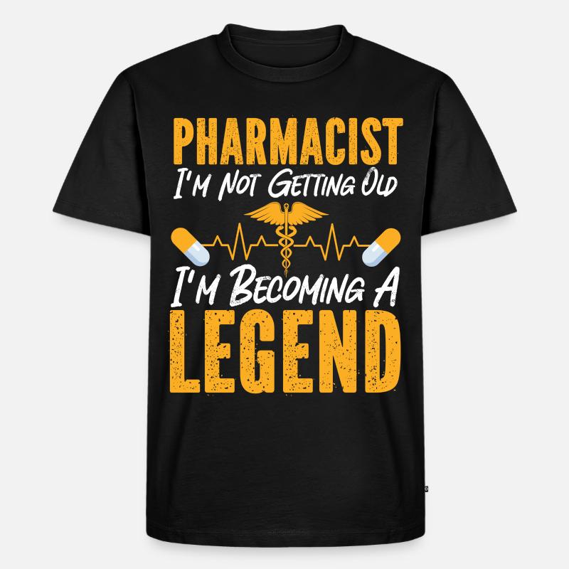 Pharmacy Tech Technician - Männer Premium Bio T-Shirt - Schwarz