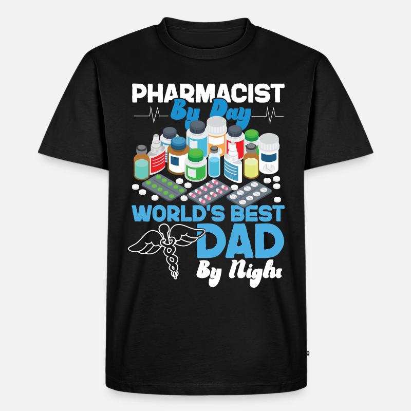 Pharmacy Tech Technician - Männer Premium Bio T-Shirt - Schwarz