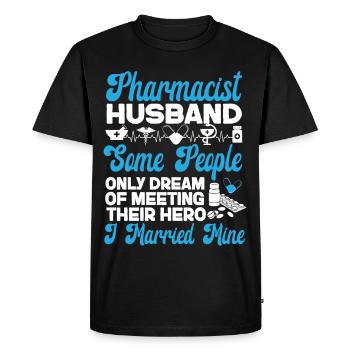 Pharmacy Tech Technician - Men's Premium Organic T-Shirt - black - Front - Nico (187cm)