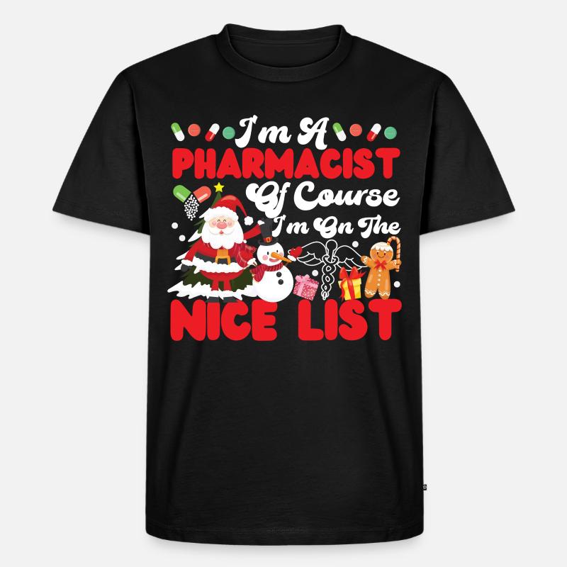 Pharmacy Tech Technician - Männer Premium Bio T-Shirt - Schwarz