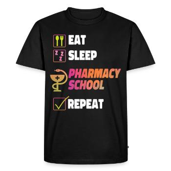 Pharmacy Tech Technician - Men's Premium Organic T-Shirt - black - Front - Nico (187cm)