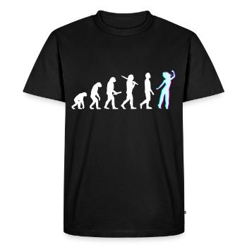 Techno House Party EDM Festival Goa Electro Rave - T-shirt Premium bio Homme - noir - Devant - Nico (187cm)