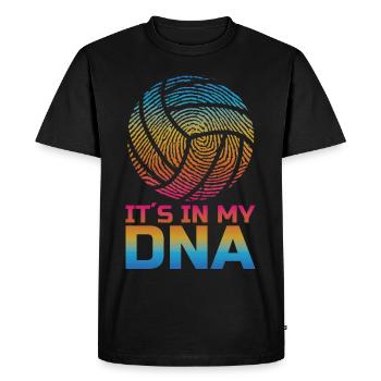 Tenue de plage de volleyball pour les fans d’entraîneurs de joueurs - T-shirt Premium bio Homme - noir - Devant - Nico (187cm)