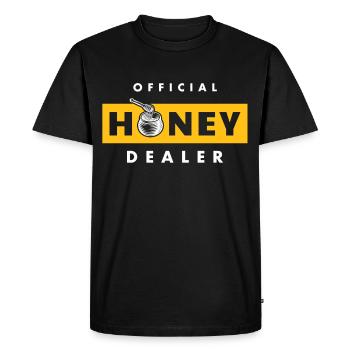 Beekeeper honey seller, bee protection apiary bees - Men's Premium Organic T-Shirt - black - Front - Nico (187cm)