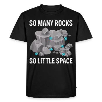 Collecteurs minéraux et ventilateur de minéraux de minerais - T-shirt Premium bio Homme - noir - Devant - Nico (187cm)