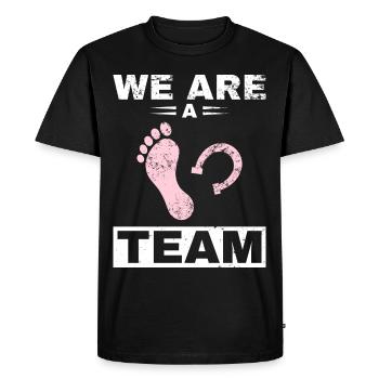 Horse Rider Riding Horses Love - Men's Premium Organic T-Shirt - black - Front - Nico (187cm)