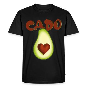 Petite amie, petit ami, homme, partenaire de la Saint-Valentin - T-shirt Premium bio Homme - noir - Devant - Nico (187cm)