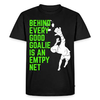 Soccer Goalkeeper Soccer Goalie Player Fan Coach - Men's Premium Organic T-Shirt - black - Front - Nico (187cm)