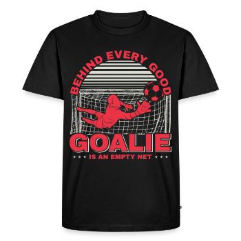 Soccer Goalkeeper Soccer Goalie Player Fan Coach - Men's Premium Organic T-Shirt - black - Front - Nico (187cm)