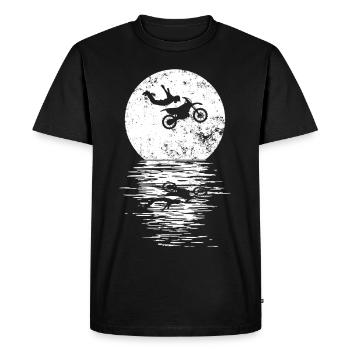 Enduro Moto Supermotard Moto Moto Motocross - T-shirt Premium bio Homme - noir - Devant - Nico (187cm)