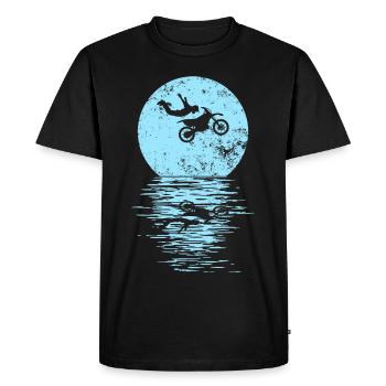 Enduro Moto Supermotard Moto Moto Motocross - T-shirt Premium bio Homme - noir - Devant - Nico (187cm)