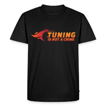 Tuner de voiture, Mécanicien automobile, Voiture de course, Tuning - T-shirt Premium bio Homme - noir - Devant - Nico (187cm)