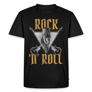 Musique Rock 'n' Roll, Danse, Concert, Festival - T-shirt Premium bio Homme - noir - Devant - Nico (187cm)