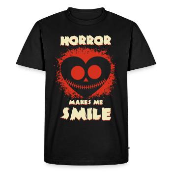 Zombie Horror Horror Film Festival + Halloween - Men's Premium Organic T-Shirt - black - Front - Nico (187cm)