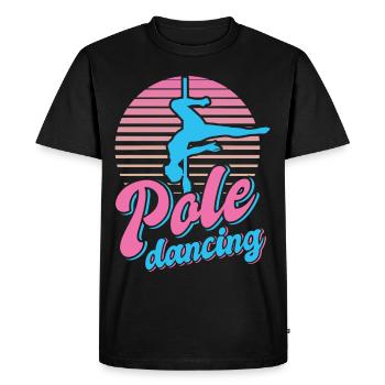 Pole Dance Dancer, Pole Dance, Pole Dancing - T-shirt Premium bio Homme - noir - Devant - Nico (187cm)