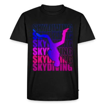 Parachutisme Freefly Chemise Parachutisme - T-shirt Premium bio Homme - noir - Devant - Nico (187cm)