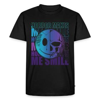 Zombie Horror Horror Film Festival + Halloween - Men's Premium Organic T-Shirt - black - Front - Nico (187cm)
