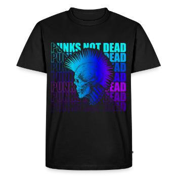 Punk Rock Pogo Anarchie Punks Punk Rocker Punk - T-shirt Premium bio Homme - noir - Devant - Nico (187cm)