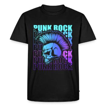 Punk Rock Pogo Anarchie Punks Punk Rocker Punk - T-shirt Premium bio Homme - noir - Devant - Nico (187cm)