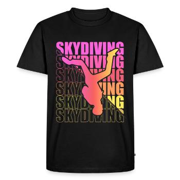 Parachutisme Freefly Chemise Parachutisme - T-shirt Premium bio Homme - noir - Devant - Nico (187cm)