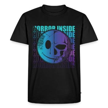 Zombie Horror Horror Film Festival + Halloween - Men's Premium Organic T-Shirt - black - Front - Nico (187cm)