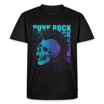 Punk Rock Pogo Anarchie Punks Punk Rocker Punk - T-shirt Premium bio Homme - noir - Devant - Nico (187cm)