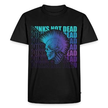Punk Rock Pogo Anarchie Punks Punk Rocker Punk - T-shirt Premium bio Homme - noir - Devant - Nico (187cm)
