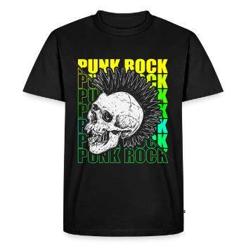 Punk Rock Pogo Anarchie Punks Punk Rocker Punk - T-shirt Premium bio Homme - noir - Devant - Nico (187cm)