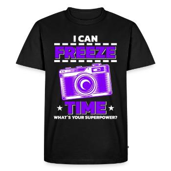 Photography Photo Photographer Photographers! Photographers - Men's Premium Organic T-Shirt - black - Front - Nico (187cm)