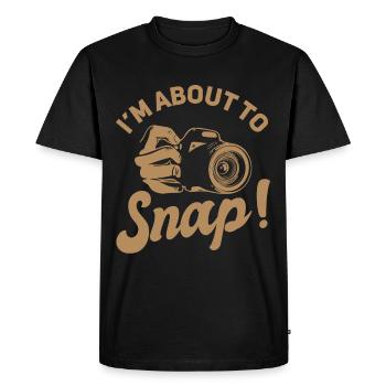 Photography Photo Photographer Photographers! Photographers - Men's Premium Organic T-Shirt - black - Front - Nico (187cm)