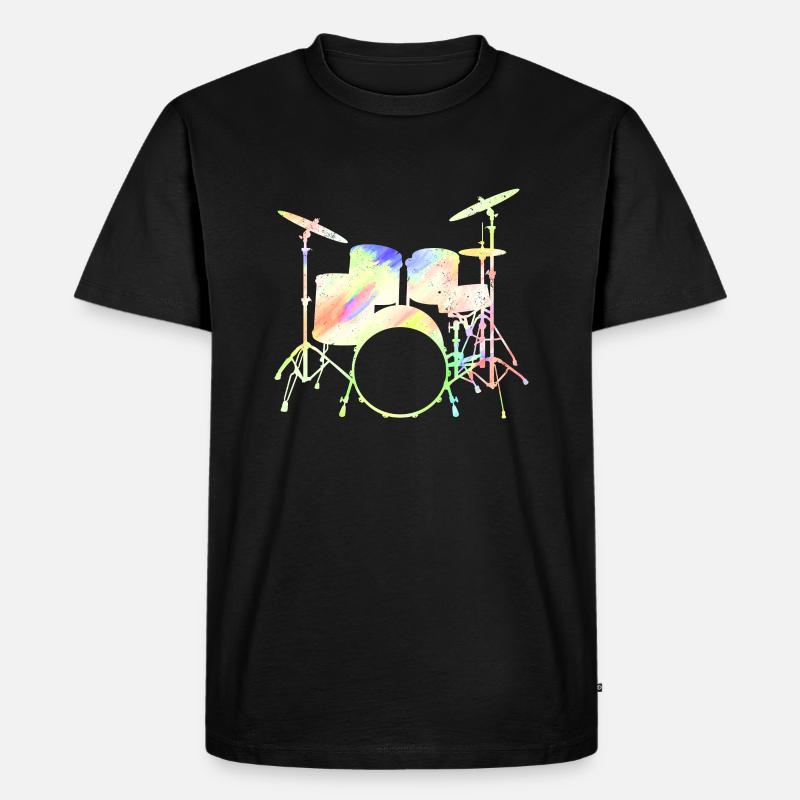 Drummers Drummers Drummers Drummers - Men's Premium Organic T-Shirt - black
